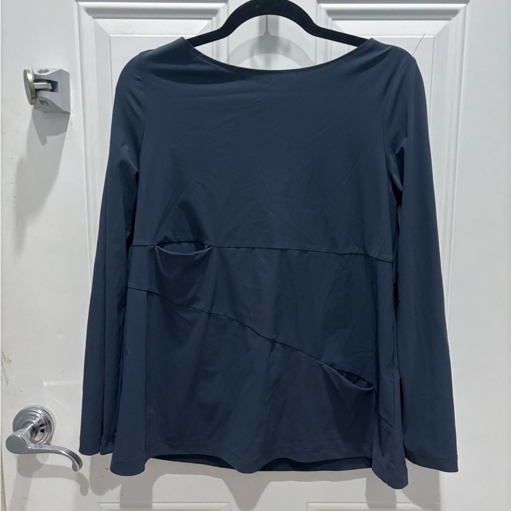 Porto San Francisco grey 2 Pocket Top Shirt Tunic Blouse
